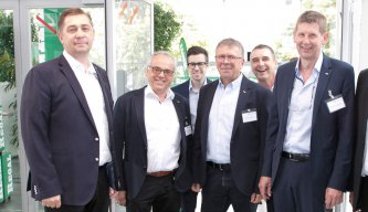 v.l.: Elmar Ruth (Kastner), Heinz Langerwisch (Kastner), Manfred Fritsch (Kastner) und GF Andreas Blauensteiner (Kastner)