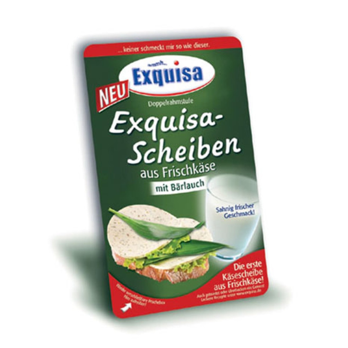 → Exquisa-Scheiben Bärlauch auf mit Frischkäse REGAL