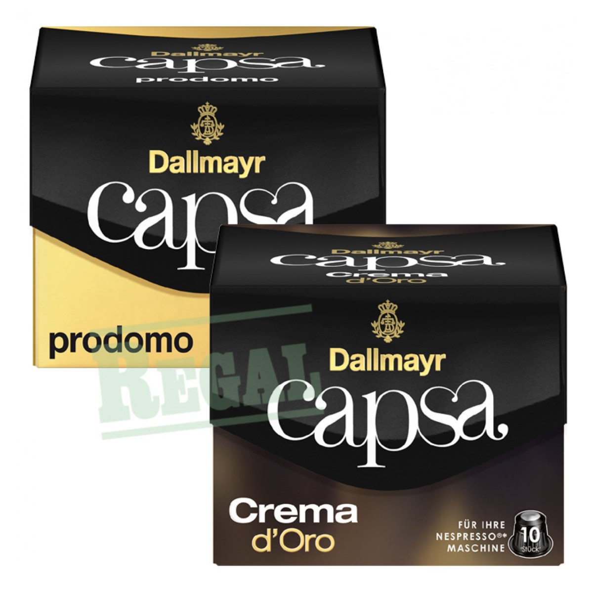 Produktabbildung Dallmayr capsa prodomo und capsa Crema d’Oro