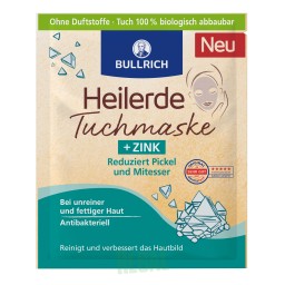 Bullrich Heilerde Tuchmaske + Zink