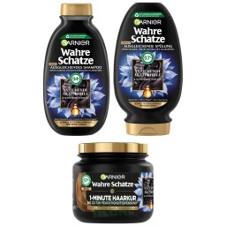 Garnier Wahre Schätze Ausgleichendes Shampoo mit Aktivkohle