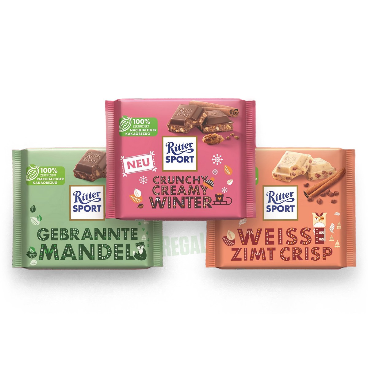 Produktabbildung Ritter SPORT Crunchy Creamy Winter