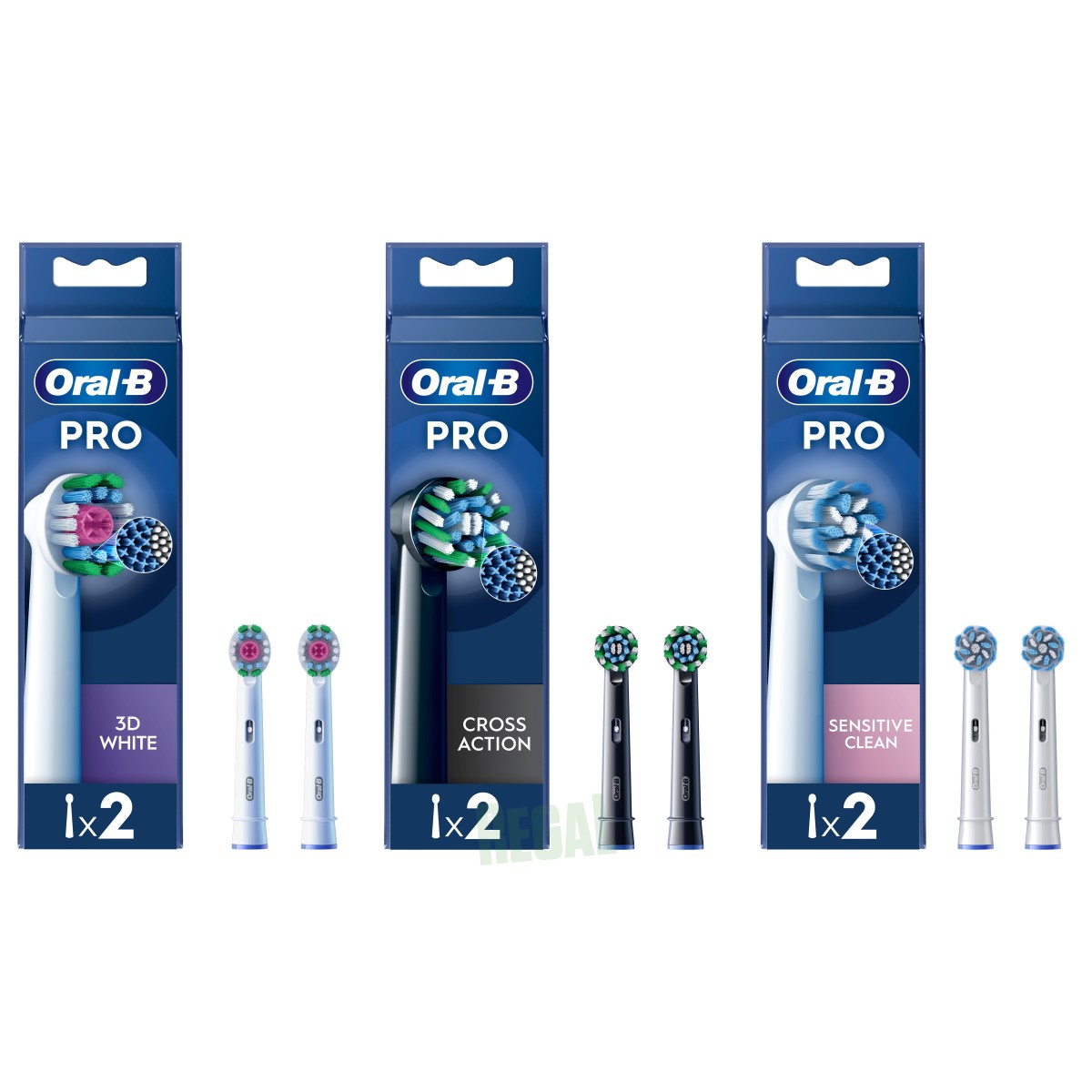 Produktabbildung Oral-B Aufsteckbürsten mit X-förmiger Borstentechnologie