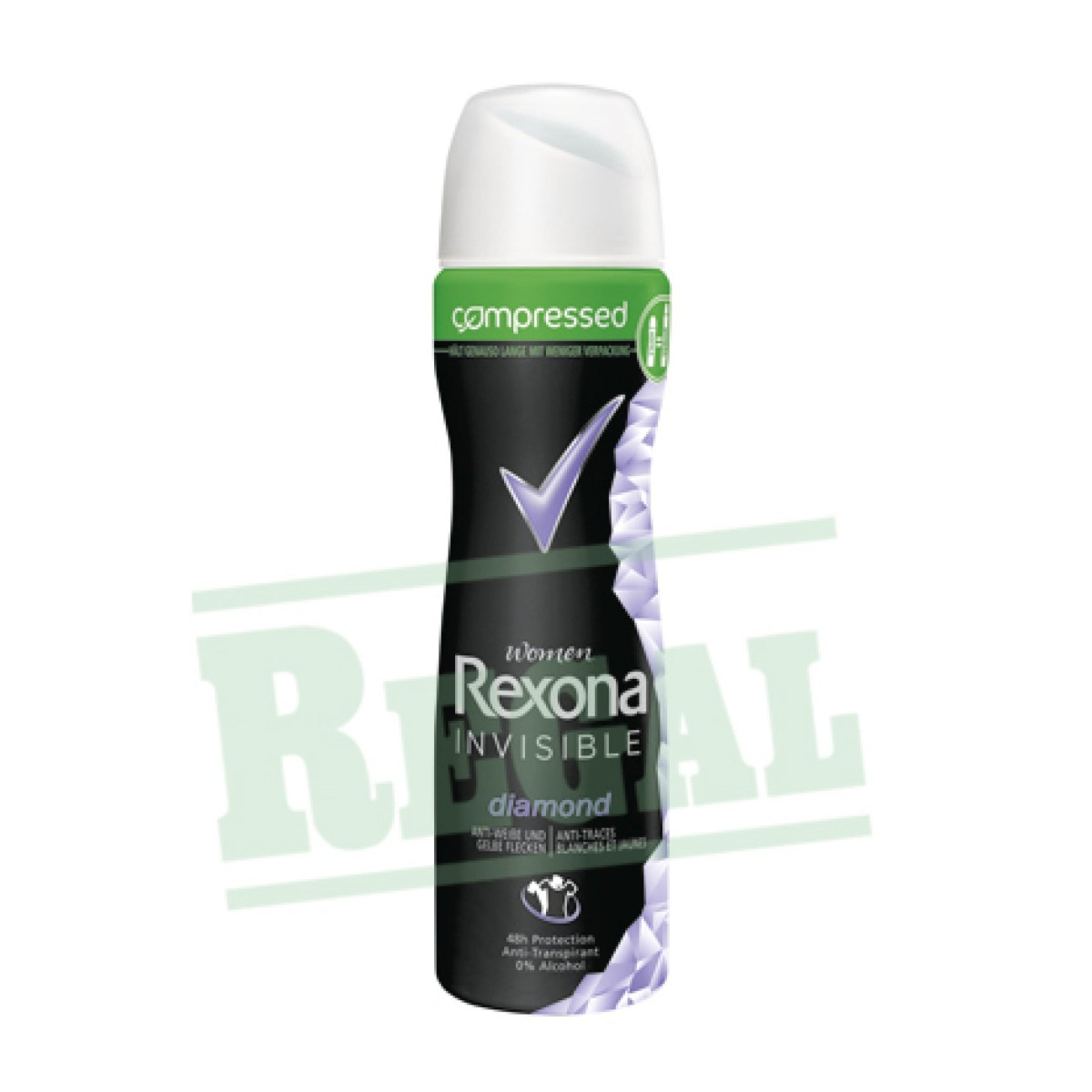 Produktabbildung Rexona Invisible Diamond compressed