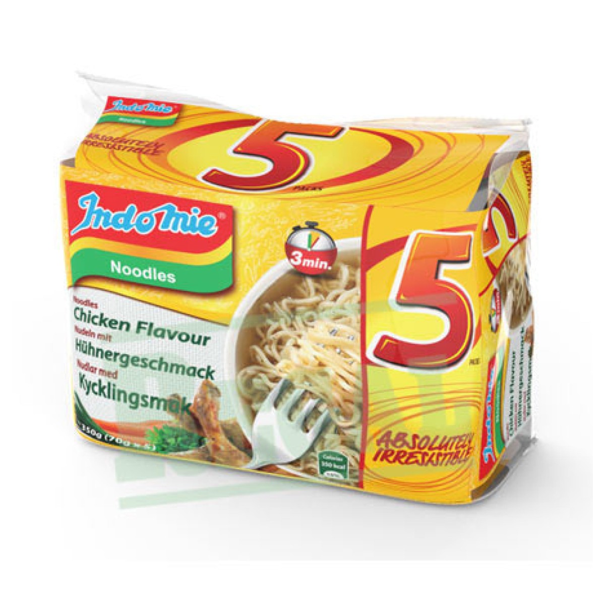 Produktabbildung Indomie Instant Nudel Snack Chicken 5er-Pack