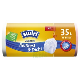 Swirl® Öko Müllbeutel mit Zugband