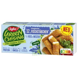 iglo Green Cuisine vegane „Fischstäbchen“