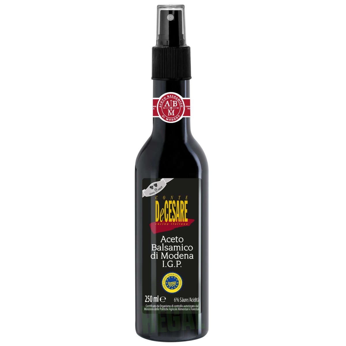 Produktabbildung CONTE DeCESARE Aceto Balsamico di Modena I.G.P. 2 Blatt Spray