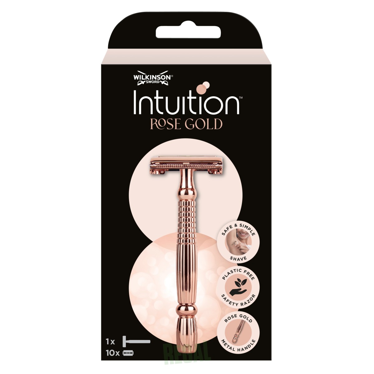 Produktabbildung Wilkinson Sword Intuition Rose Gold Rasierhobel