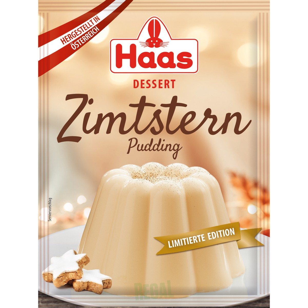 Produktabbildung Haas Pudding Zimtstern