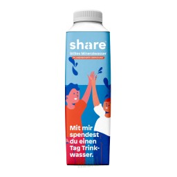 Share Natürliches Mineralwasser still 