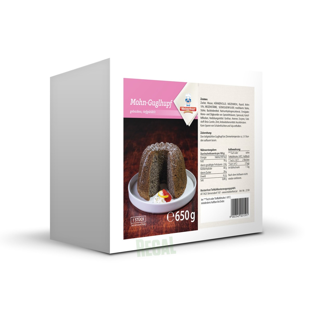 Produktabbildung Meisterfrost Mohn-Gugelhupf