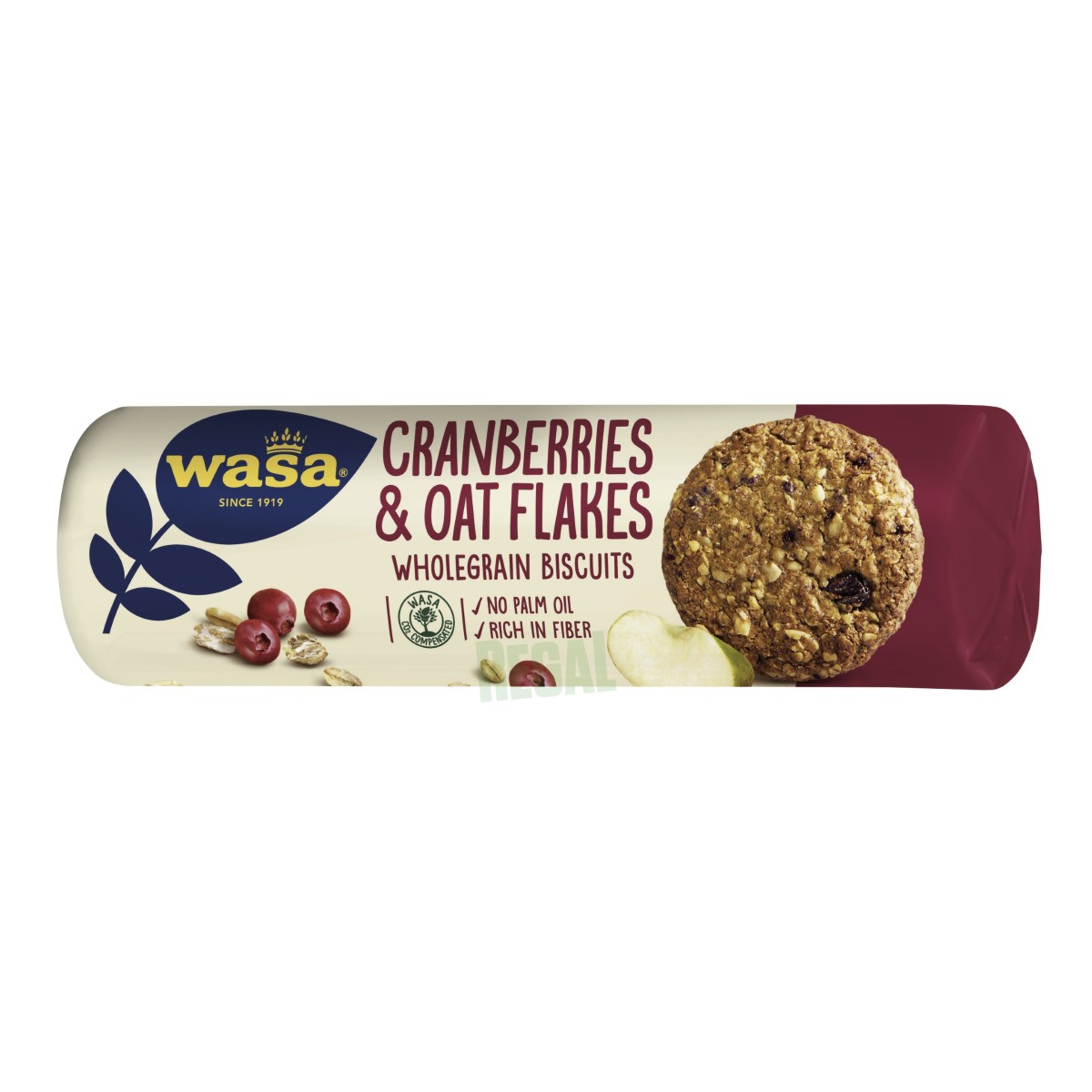 Produktabbildung wasa Biscuits Cranberries &amp; Oat Flakes 250g