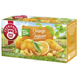 Teekanne Früchtegarten Bio Orange Ingwer